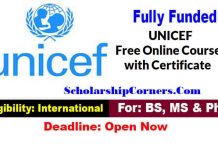 UNICEF Free Online Courses 2023 with Certificate