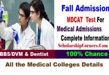 MDCAT  Test For Medical Admissions 2022 Complete Information