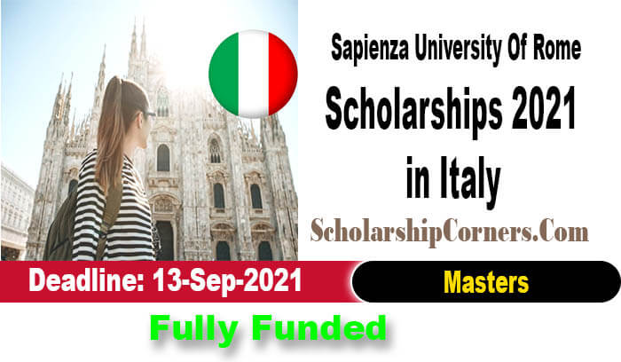 Sapienza University Of Rome  International Scholarships 2021 in Italy