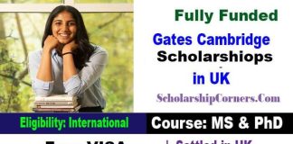International Gates Cambridge Scholarships 2023 in the UK Fully Funded