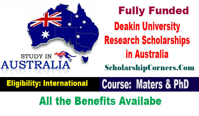 Deakin University RTP Scholarships 2023 in Australia Fully Funded