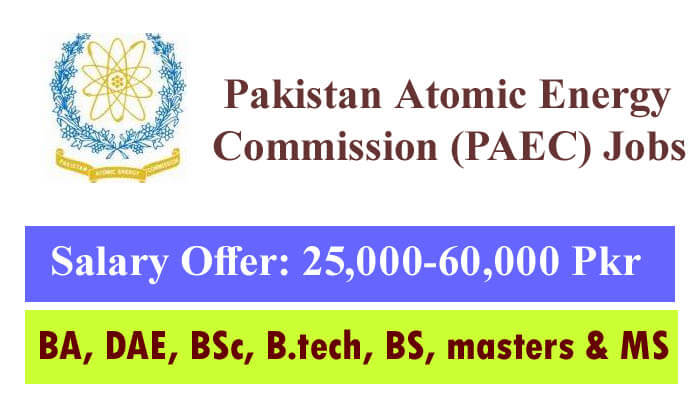 Pakistan Atomic Energy Commission (PAEC) Jobs 2022