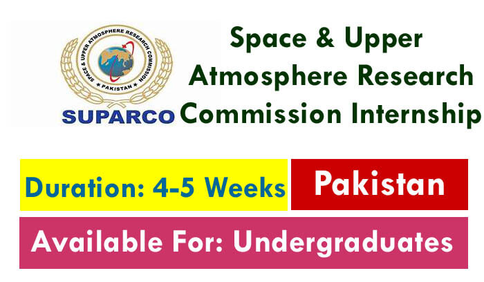 Space & Upper Atmosphere Research Commission Internship Program 2022