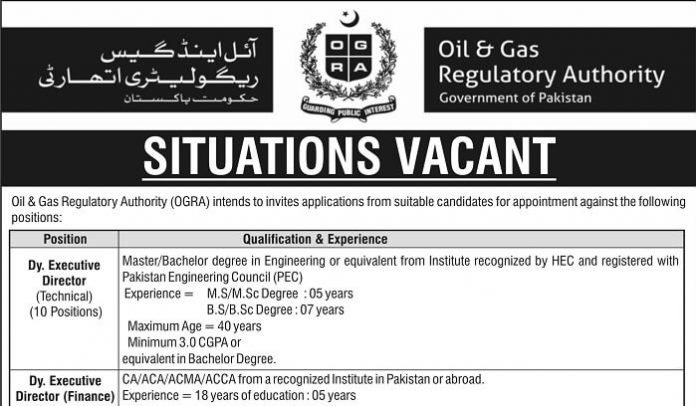 OGRA Oil and Gas Regulatory Authority Jobs 2022 by NTS | Apply Now