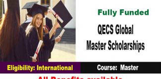 QECS Global Master Scholarships 2022 | Life Changing Opportunity
