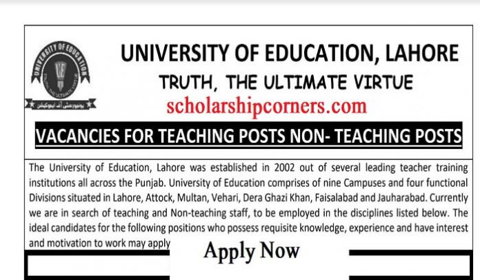 Teaching and Non Teaching Jobs 2022 at University of Education