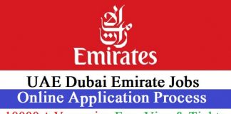 Online Application Process For UAE Dubai Emirate Jobs 2022