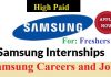 1580 Samsung Internships 2022 | Samsung Careers and Jobs 2022