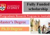 Postgraduate Research Scholarships 2023 in Australia Fully Funded
