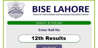 Check 12th Class Result 2023 BISE Lahore Board | Inter Results