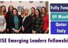 WISE Emerging Leaders Fully Funded Fellowships 2023 to Qatar & Italy