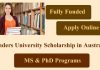 Flinders University Fully Funded Scholarship 2023 in Australia