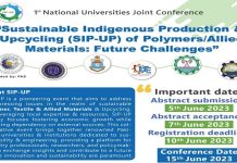 IPTE Punjab University 1st Conference on SIP-UP of Polymers or Allied Materials