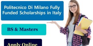Politecnico Di Milano Fully Funded Scholarships 2023 in Italy