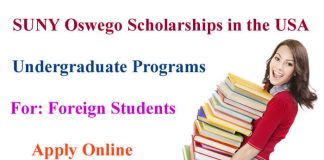 SUNY Oswego Undergraduate Scholarships 2023 in the USA