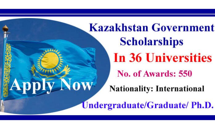550 Kazakhstan Government Scholarships 2023 