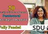 20 University of Southern Denmark Postdoctoral Fellowships 2023 in Denmark