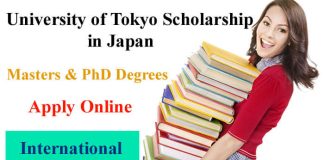 The University of Tokyo MEXT Scholarship 2024 in Japan