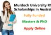 Murdoch University Fully Funded RTP Scholarships 2024 in Australia