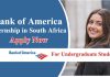 Bank of America Internship 2023-24 in South Africa | For Undergraduate Students