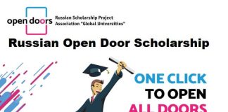 Russian Government Open Door Scholarship 2023 Fully Funded