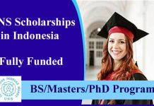 UNS Fully Funded Scholarships 2024 in Indonesia