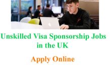 Unskilled Visa Sponsorship Jobs 2023 in the UK
